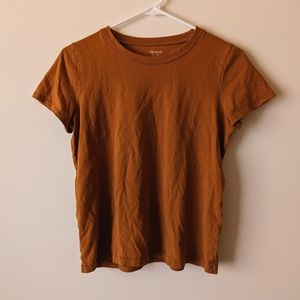 Madewell Tee in Burnt Orange